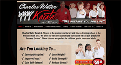 Desktop Screenshot of charleswaterkarate.com